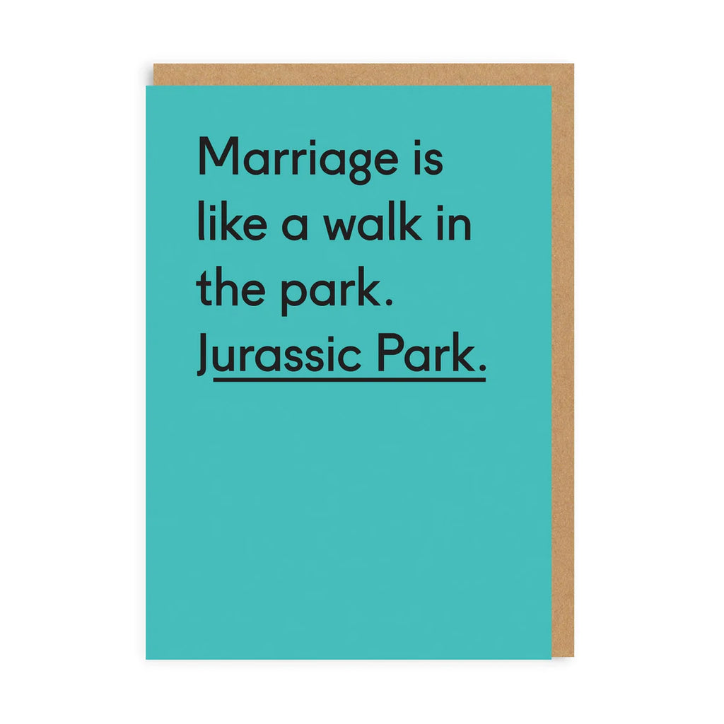 Jurassic Park Greeting Card