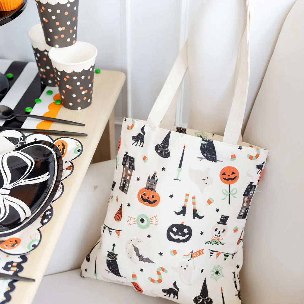 Tricks & Treats Canvas Tote Bag - Final Sale