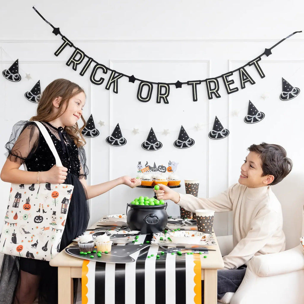 Tricks & Treats Canvas Tote Bag - Final Sale