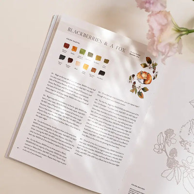 Watercolor Workbook 2: Flowers, Feathers, & Animal Friends