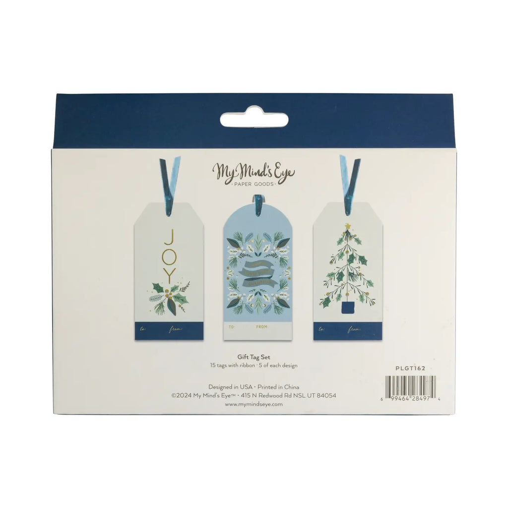 Winter Blues Tag Set
