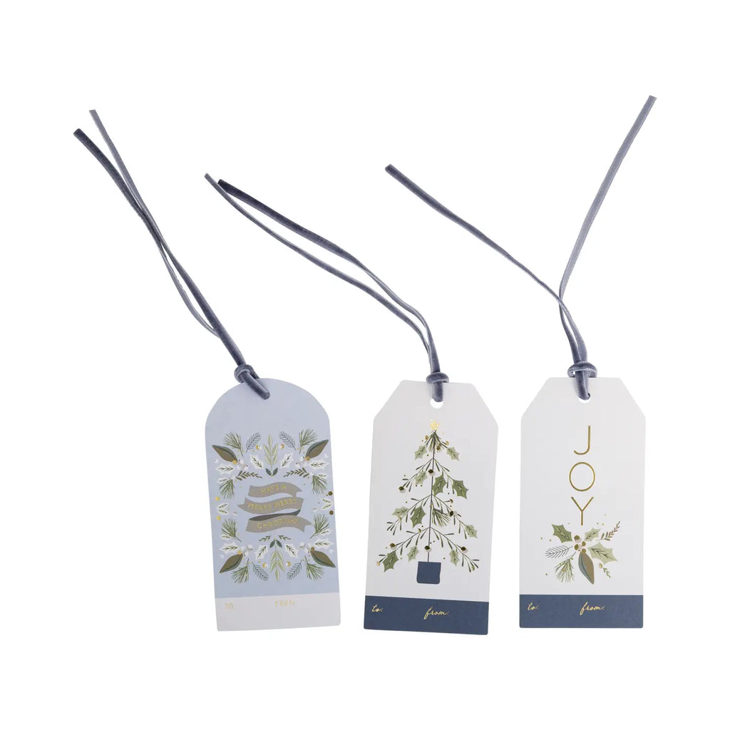 Winter Blues Tag Set