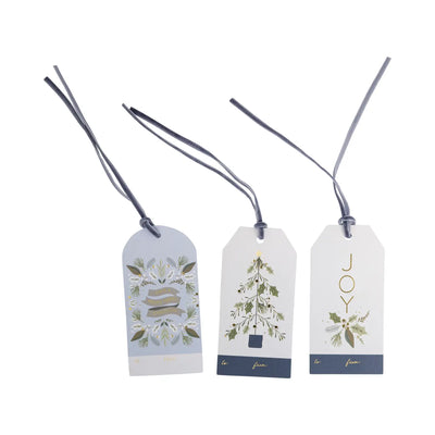 Winter Blues Tag Set