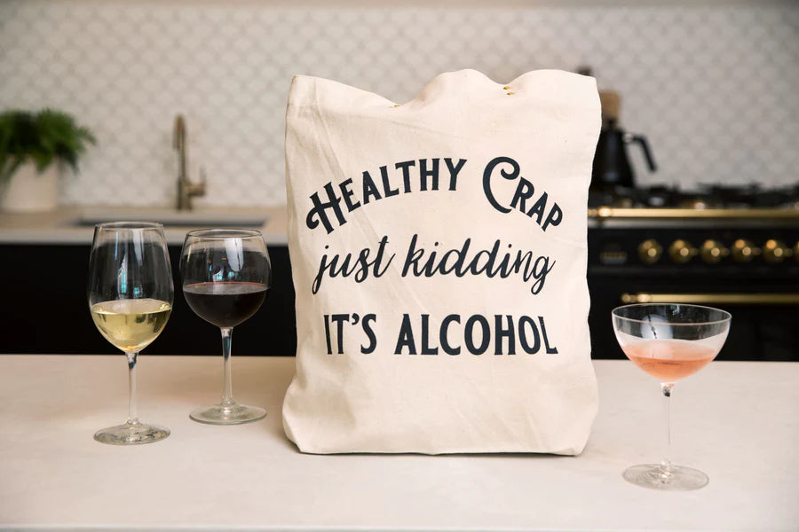HEALTHY CRAP TOTE BAG