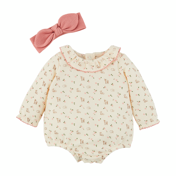 Ditsy Deer Bubble & Headband Set