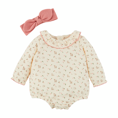 Ditsy Deer Bubble & Headband Set