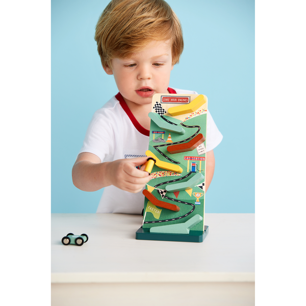 Race Car Sliding Track Set