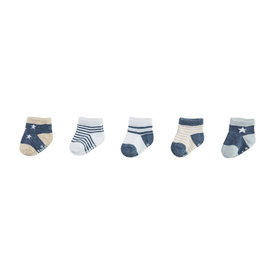 Navy Stars & Stripes Baby Sock Set