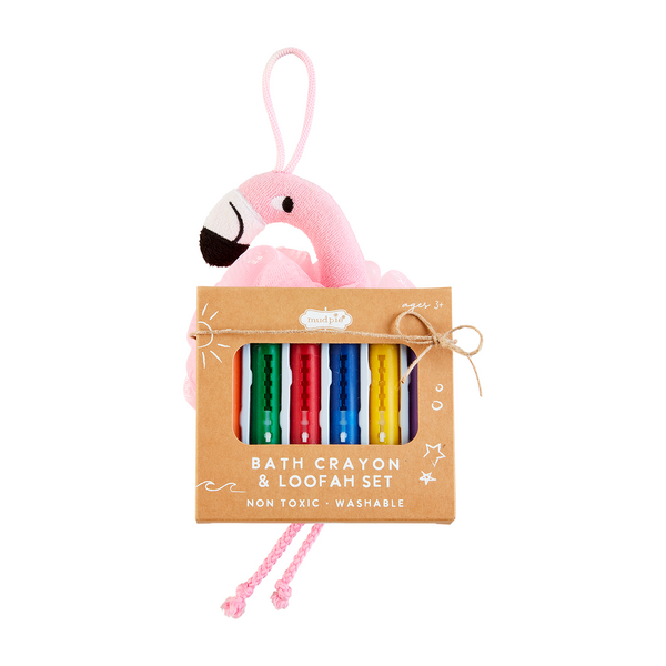 Flamingo Bath Crayons Set