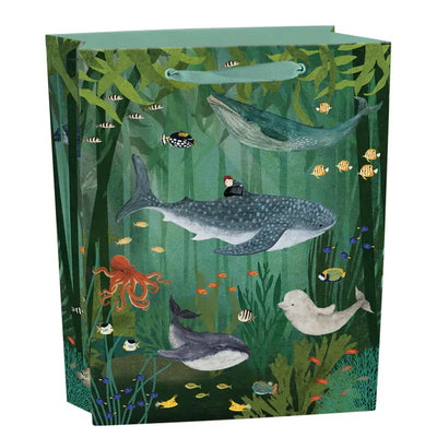 WHALE SONG MEDIUM GIFT BAG