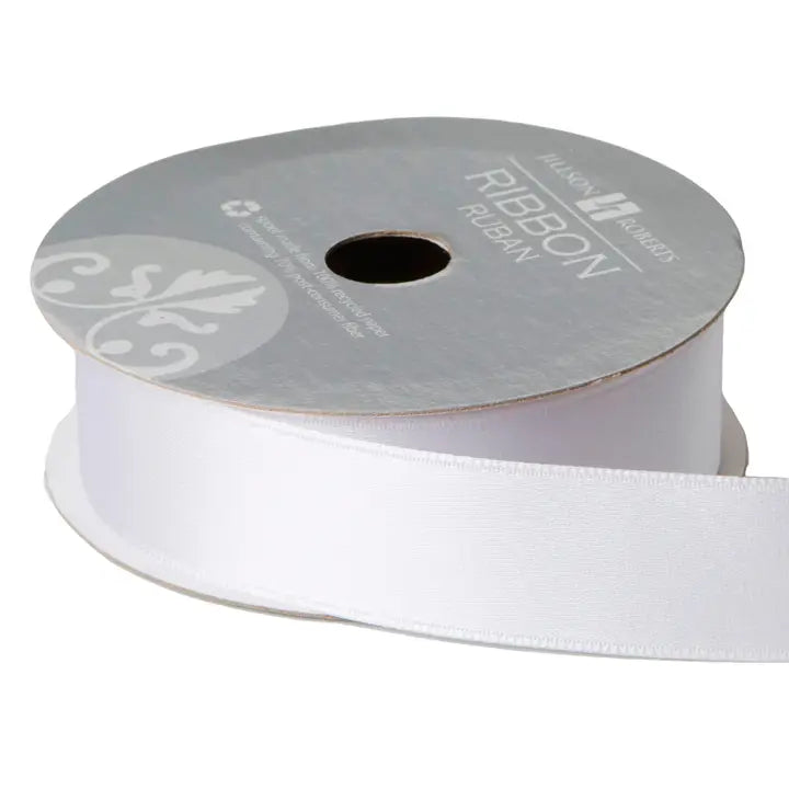 White Ribbon - Fancy Satin 1" X 10'
