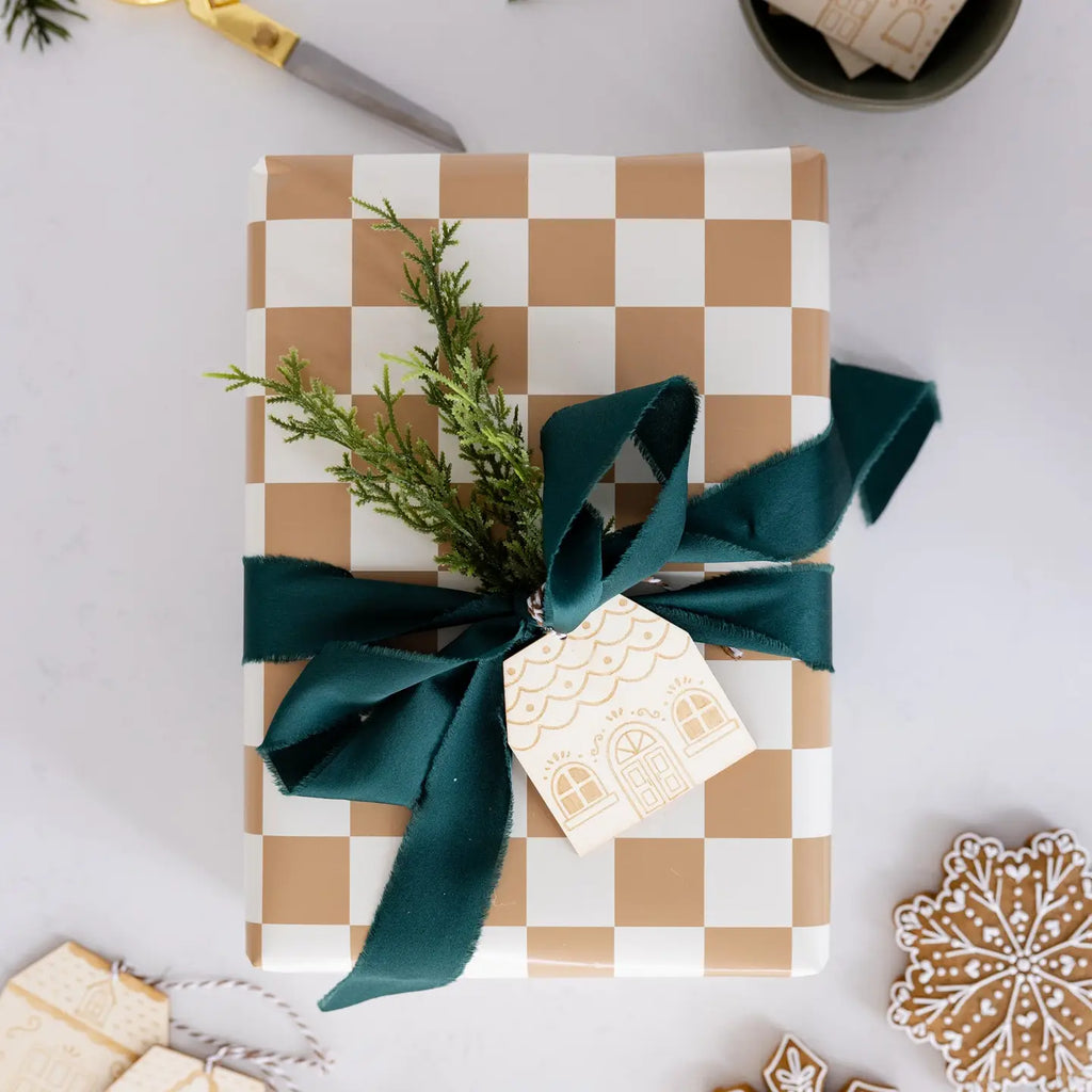 Gingerbread House Wood Tags