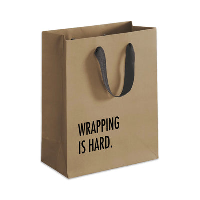 WRAPPING IS HARD GIFT BAG