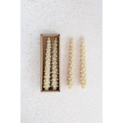 Unscented Tree Shaped Taper Candles