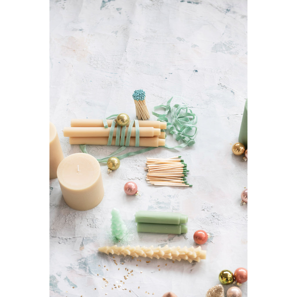 Unscented Tree Shaped Taper Candles