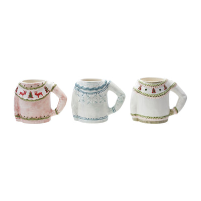 14 oz. Stoneware Sweater Shaped Mug