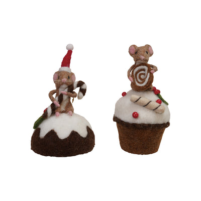 Handmade Wool Felt Mice
