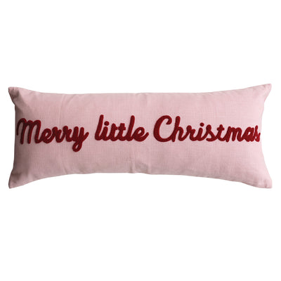 Cotton Slub Lumbar Pillow with Tufted 