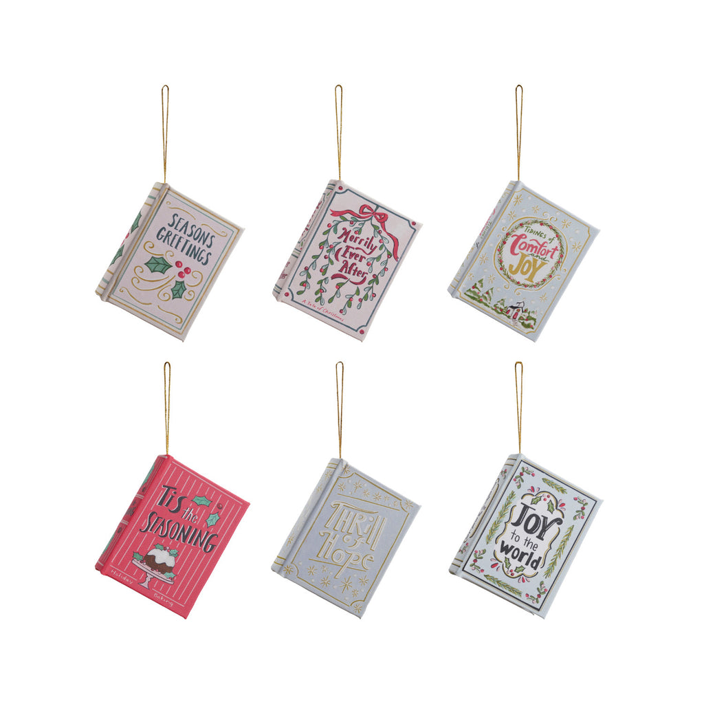 MDF & Canvas Book Ornaments