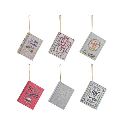 MDF & Canvas Book Ornaments