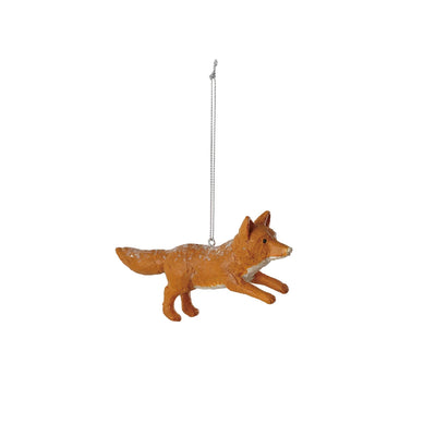 Resin Vintage Reproduction Fox Ornament