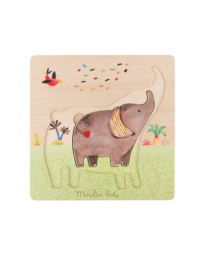 LES PAPOUM ELEPHANT PUZZLE
