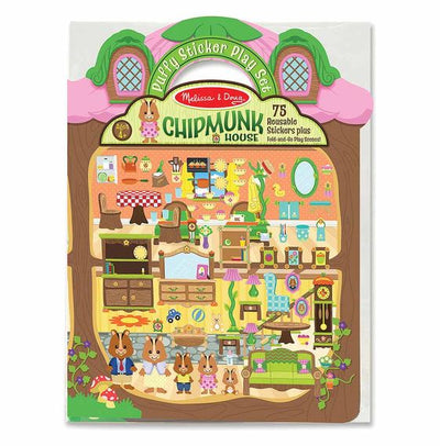 CHIPMUNK HOUSE STICKERS