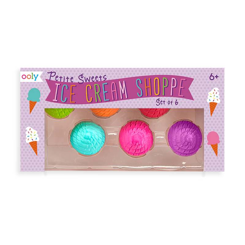 PETITE SWEETS ICE CREAM SHOPPE SCENTED ERASERS