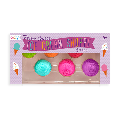 PETITE SWEETS ICE CREAM SHOPPE SCENTED ERASERS