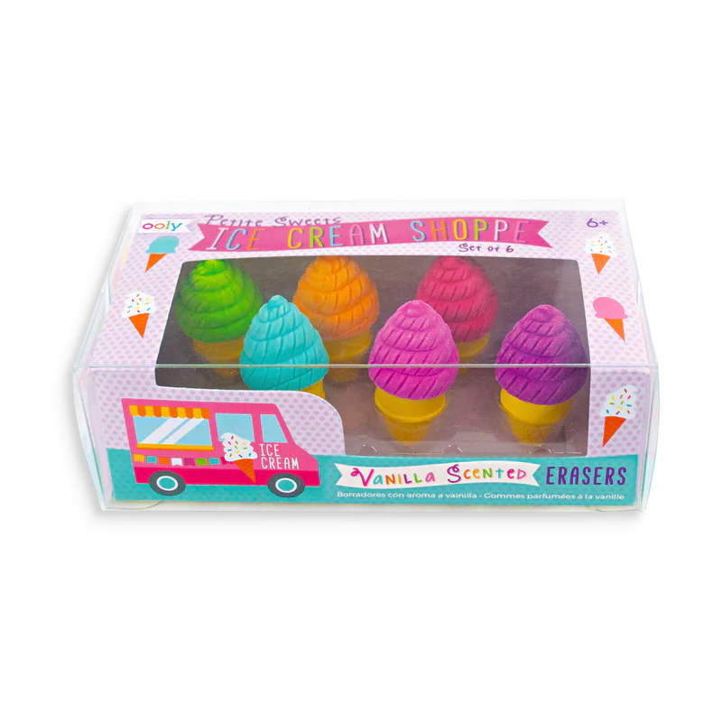 PETITE SWEETS ICE CREAM SHOPPE SCENTED ERASERS