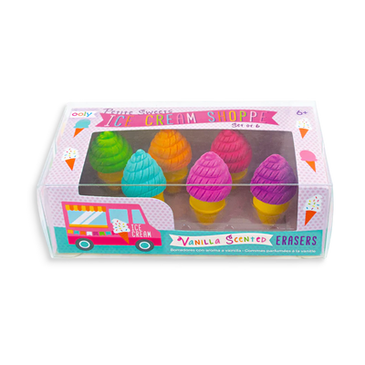 PETITE SWEETS ICE CREAM SHOPPE SCENTED ERASERS