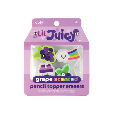 LIL' JUICY SCENTED TOPPER ERASER - GRAPE