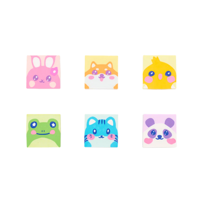 HEY CRITTERS! SCENTED ERASER - SET OF 6