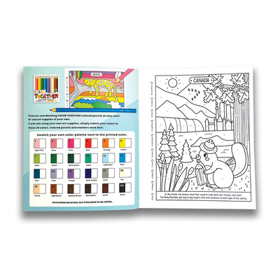 COLOR BY NUMBERS BOOK - WONDERFUL WORLD