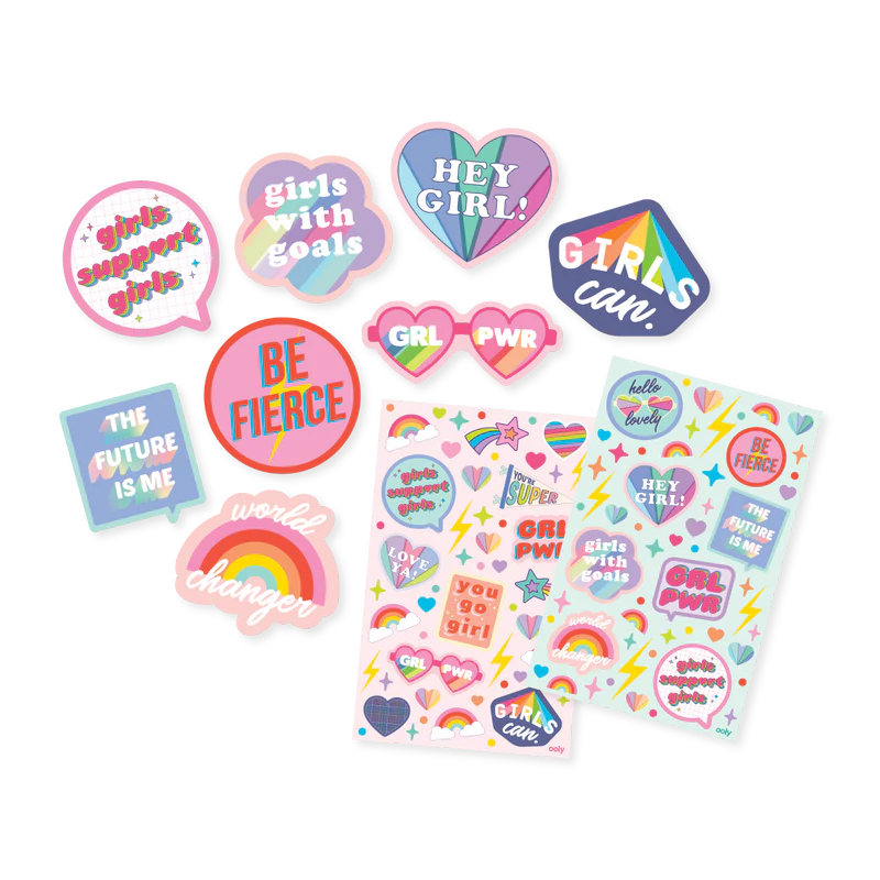 GRL PWR SCENTED STICKERS - 10PIECE SET