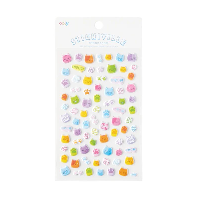 STICKIVILLE STICKERS: COLORFUL CATS