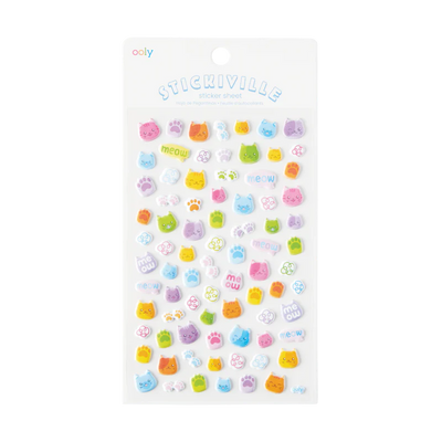 STICKIVILLE STICKERS: COLORFUL CATS