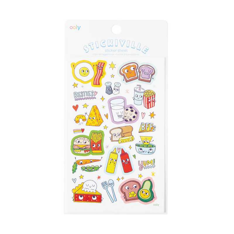 STICKIVILLE STICKERS: BFF FOODS