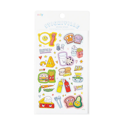 STICKIVILLE STICKERS: BFF FOODS