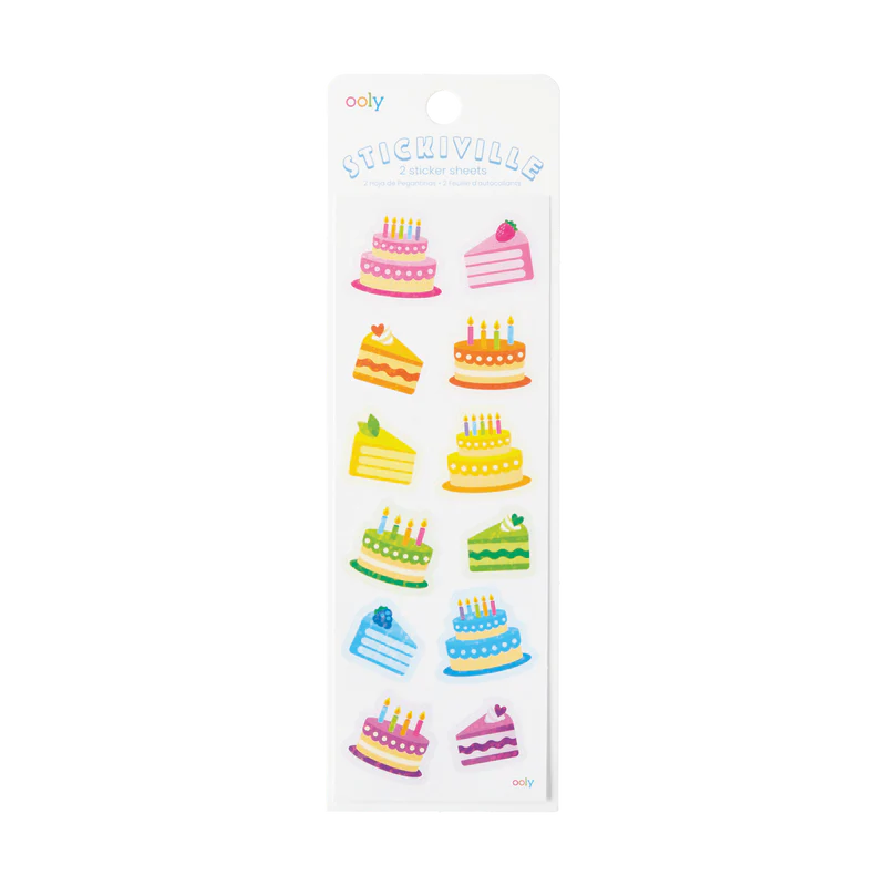 STICKIVILLE STICKERS: BIRTHDAY CAKES