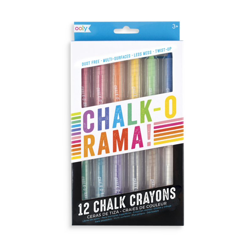 CHALK-O-RAMA DUSTLESS CHALK CRAYONS
