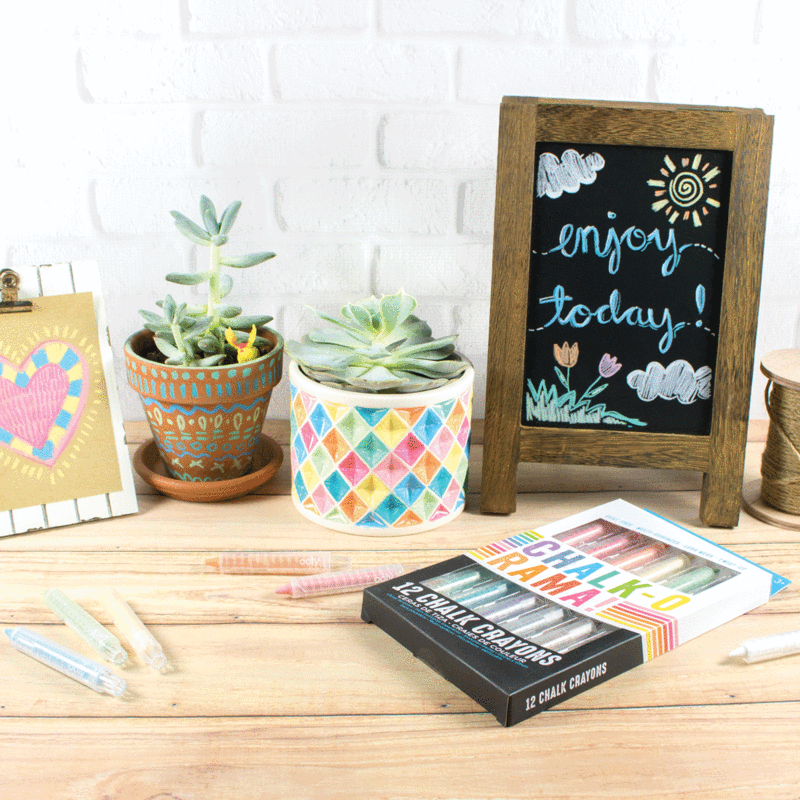 CHALK-O-RAMA DUSTLESS CHALK CRAYONS