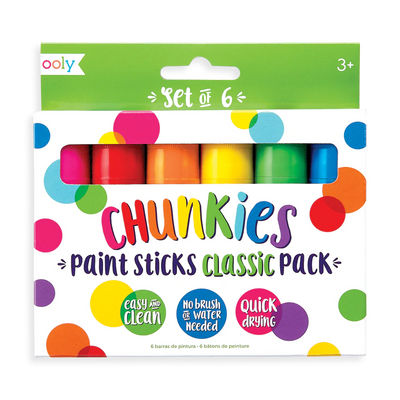 CHUNKIES PAINT STICKS - CLASSIC PACK OF 6