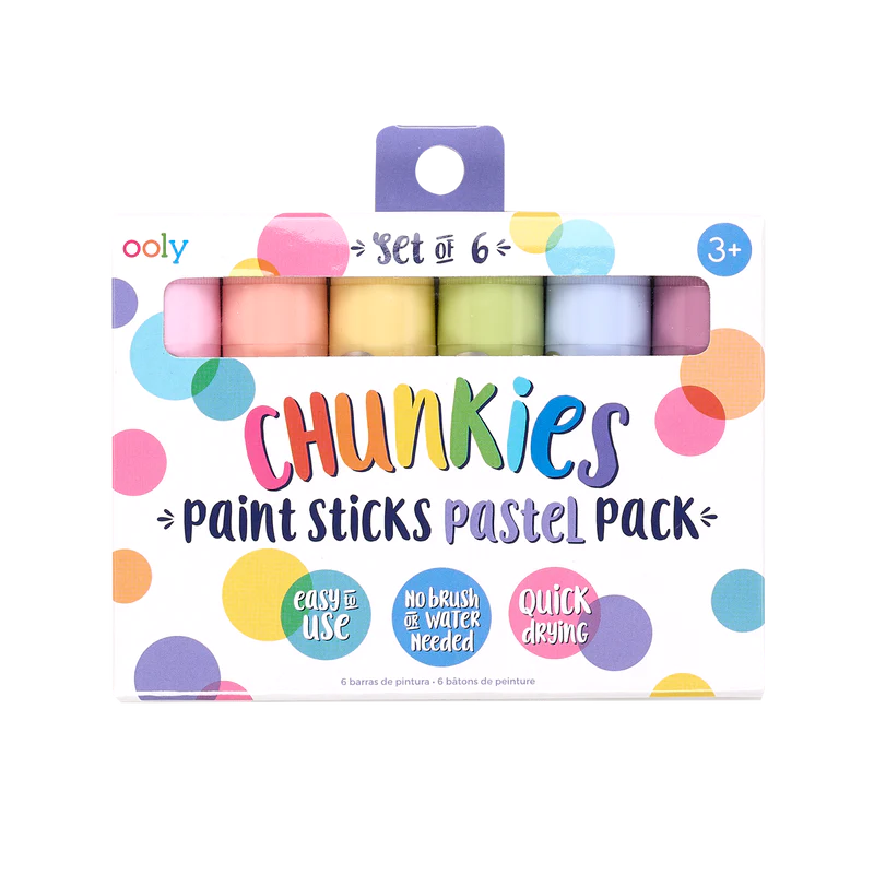 CHUNKIES PAINT STICKS - PASTEL SET OF 6