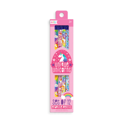 UNIQUE UNICORNS PENCILS 12PC