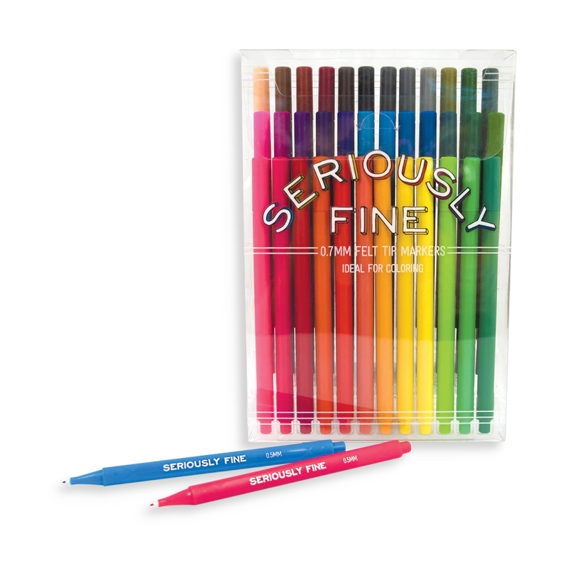 SERIOUSLY FINE FELT TIP MARKERS