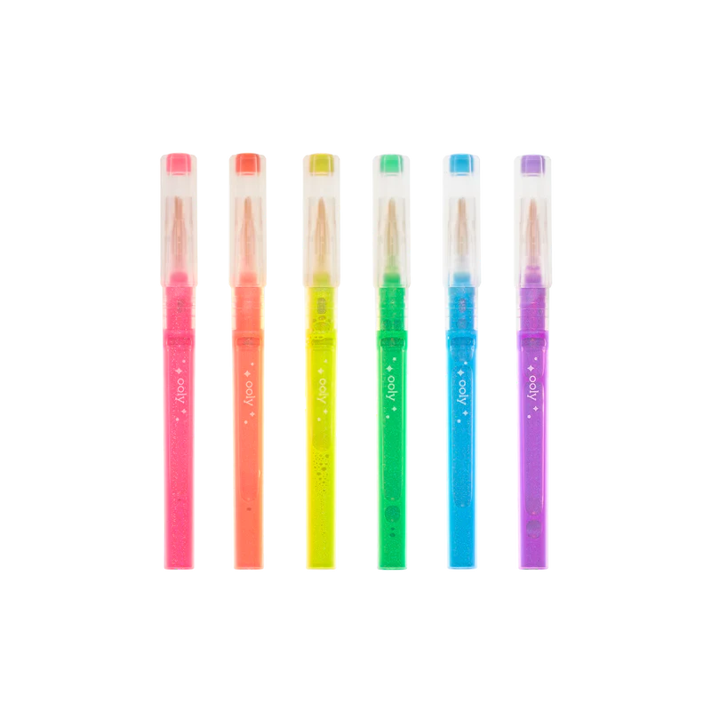 OH MY GLITTER! NEON HIGHLIGHTERS 6PC