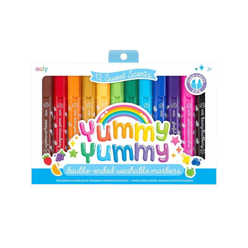 YUMMY YUMMY SCENTED MARKERS 12PC