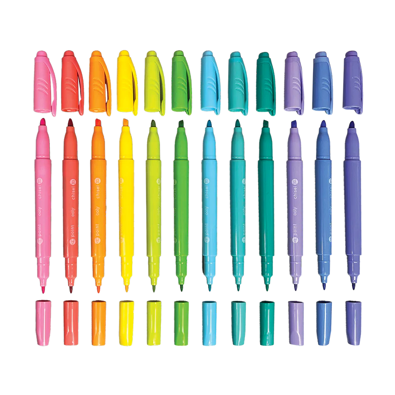 PASTEL HUES MARKERS - 12PC