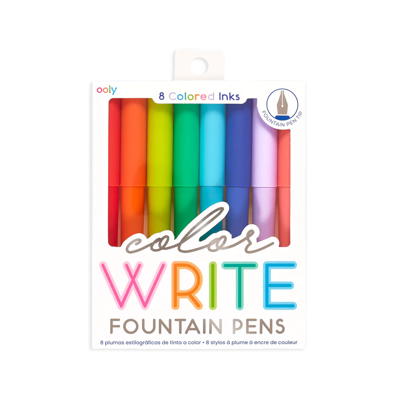 COLOR WRITE FOUNTAIN PENS